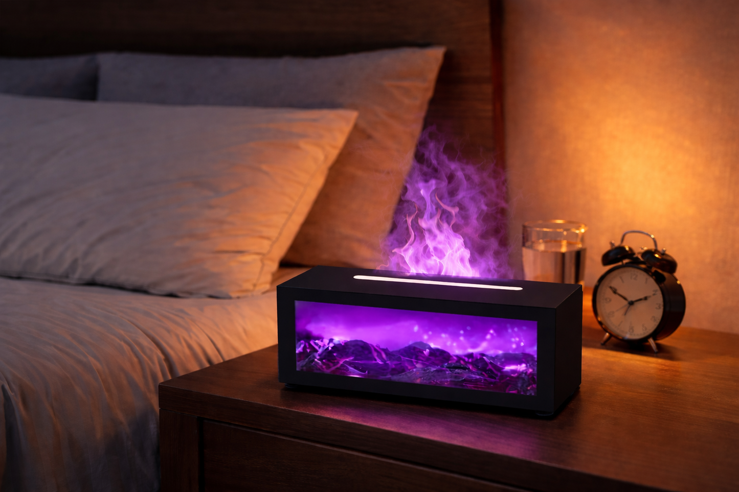 Lumina™ FlameGlow RGB Humidifier & Aroma Diffuser