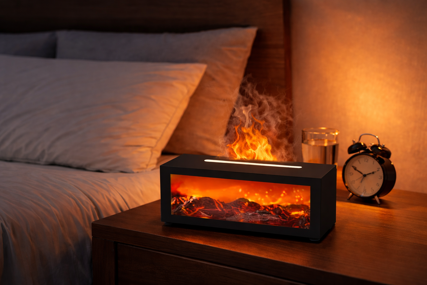 Lumina™ FlameGlow RGB Humidifier & Aroma Diffuser