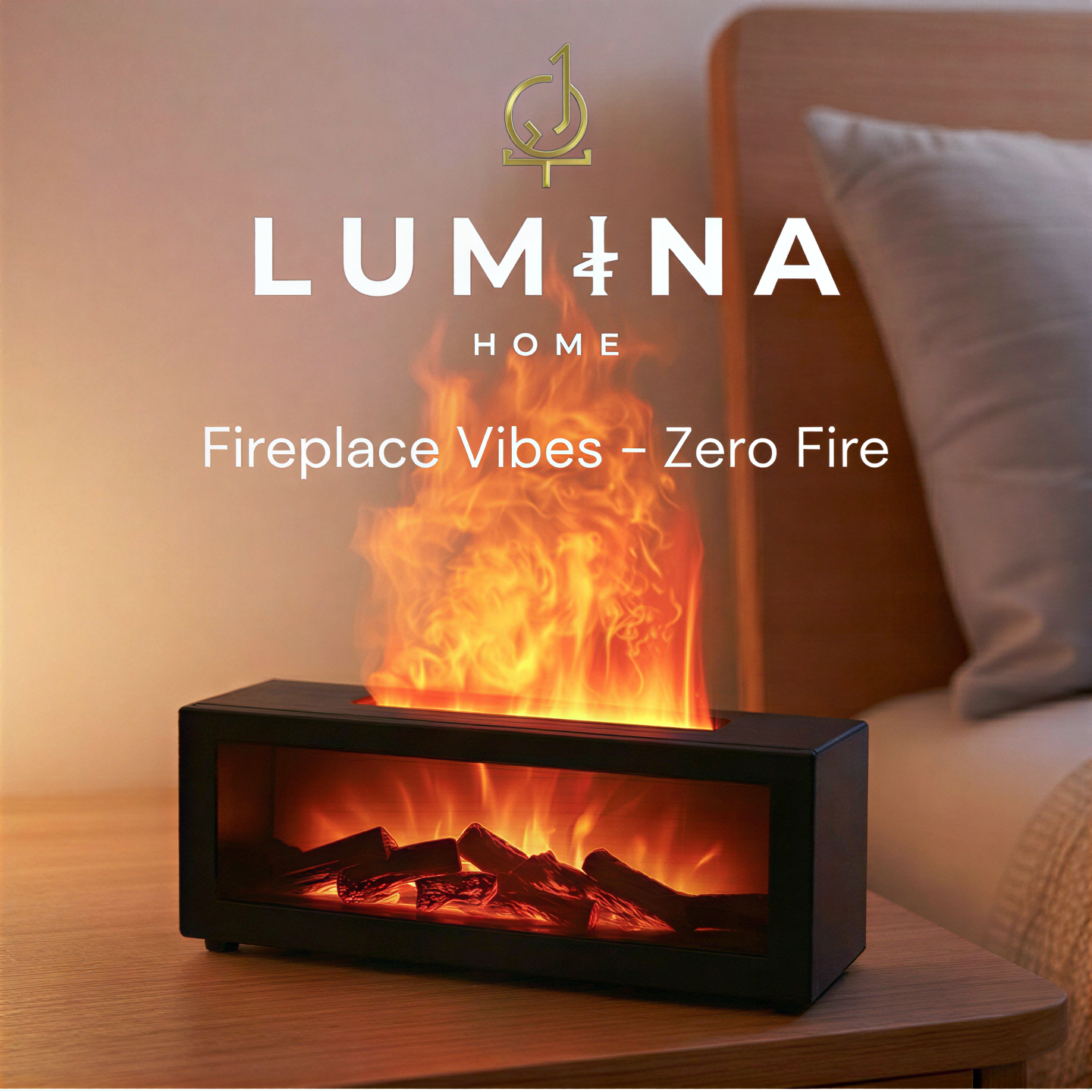 Lumina™ FlameGlow RGB Humidifier & Aroma Diffuser